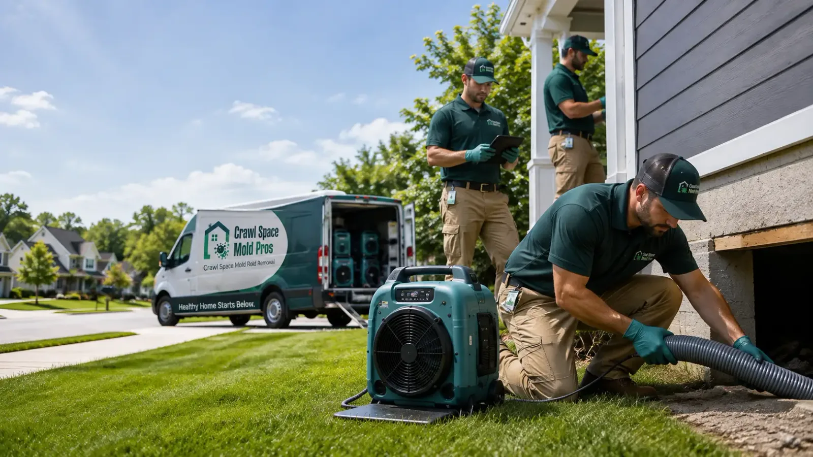 Crawl Space Mold Removal in Richlands, VA